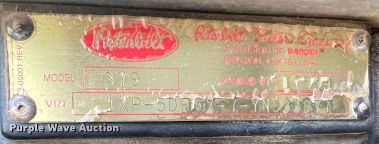 image for item DJ7720 2000 Peterbilt 379  semi truck