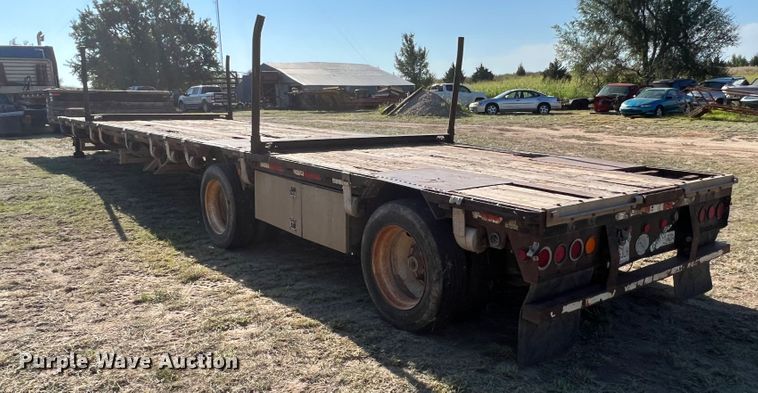 image for item DJ7721 2000 Doonan 532DB14A  drop deck equipment trailer