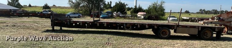image for item DJ7721 2000 Doonan 532DB14A  drop deck equipment trailer