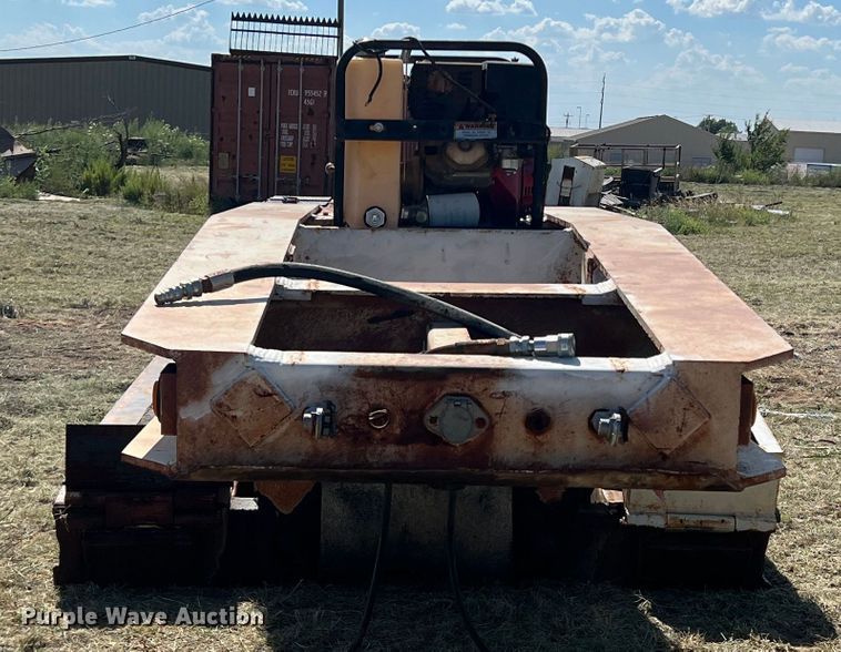 image for item DJ7727 1990 Trail King TK100HDG  lowboy equipment trailer