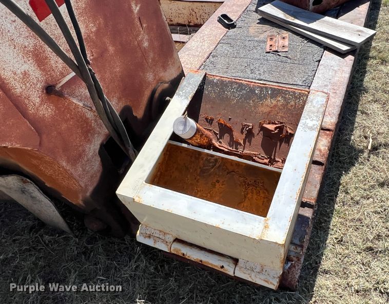 image for item DJ7727 1990 Trail King TK100HDG  lowboy equipment trailer