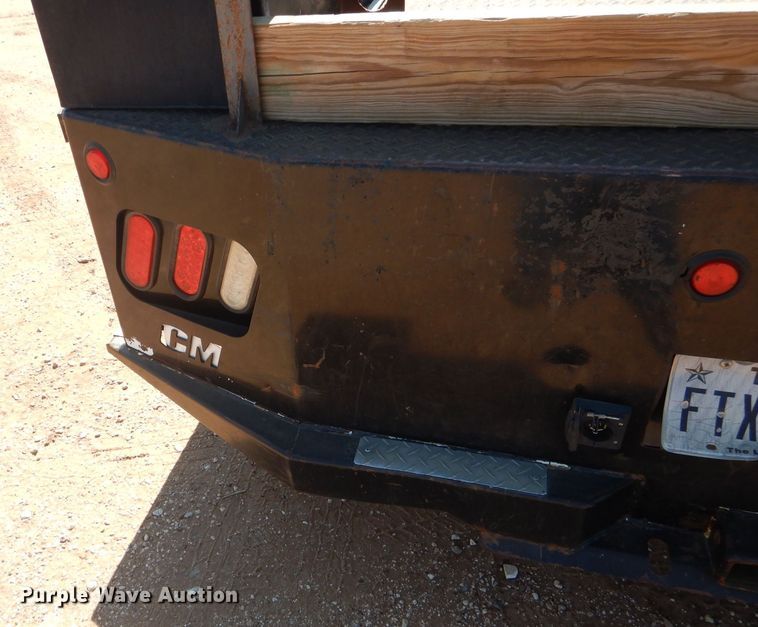 image for item DJ8996 2015 Chevrolet Silverado 3500HD  Crew Cab flatbed pickup truck