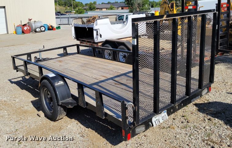 image for item DM8018 2018 Rice RSM7614  utility trailer