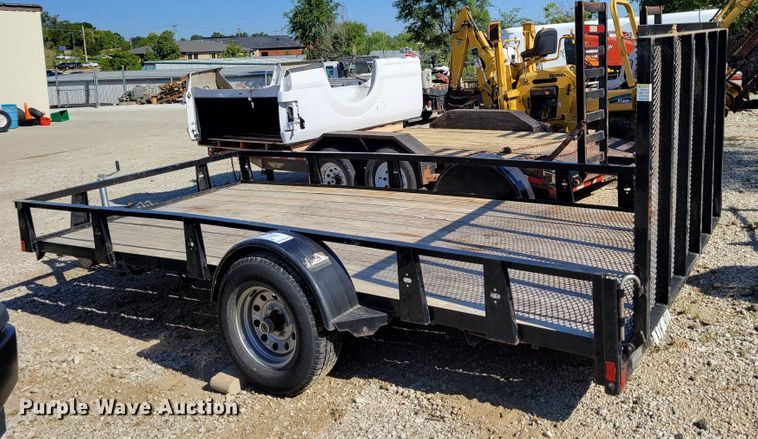 image for item DM8018 2018 Rice RSM7614  utility trailer