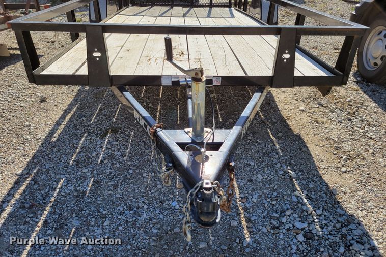 image for item DM8018 2018 Rice RSM7614  utility trailer