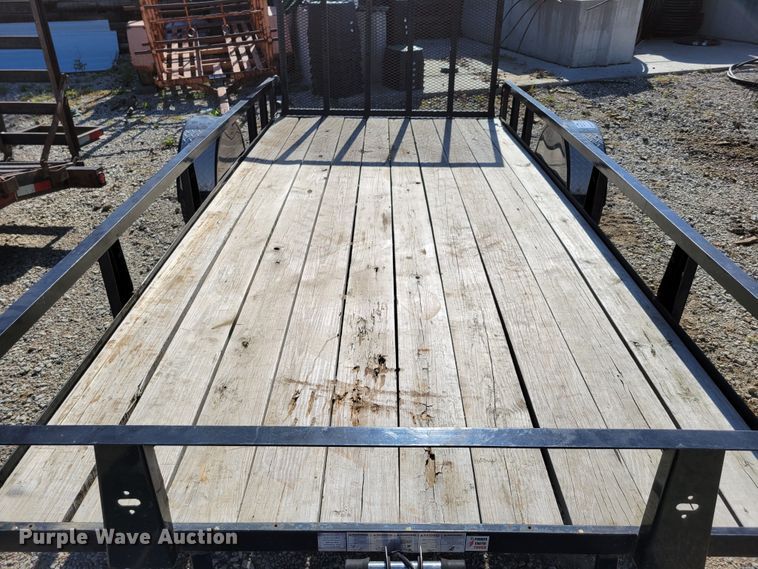 image for item DM8018 2018 Rice RSM7614  utility trailer