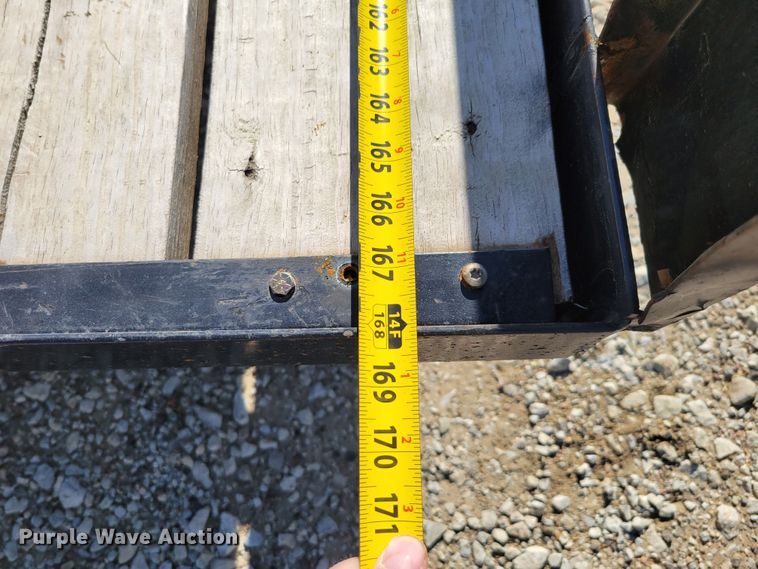 image for item DM8018 2018 Rice RSM7614  utility trailer