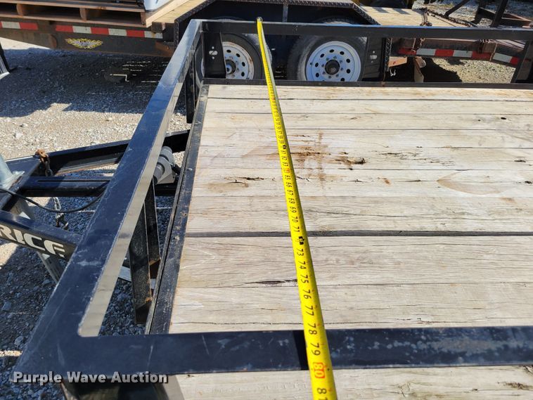 image for item DM8018 2018 Rice RSM7614  utility trailer