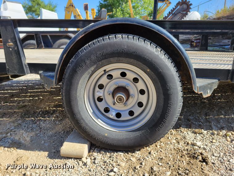 image for item DM8018 2018 Rice RSM7614  utility trailer