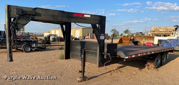 image for item DN5154 1999 Bohnert  flatbed trailer