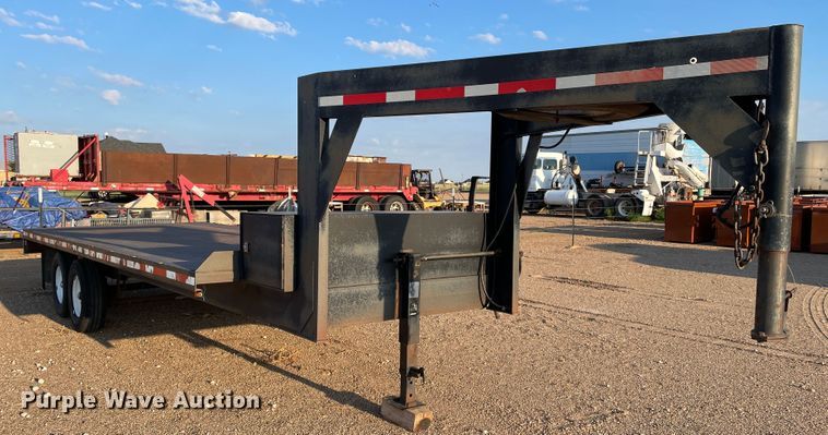 image for item DN5154 1999 Bohnert  flatbed trailer