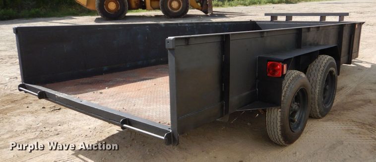 image for item DO1542 Shop built  utility trailer