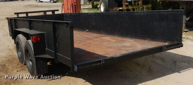 image for item DO1542 Shop built  utility trailer