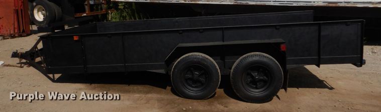 image for item DO1542 Shop built  utility trailer