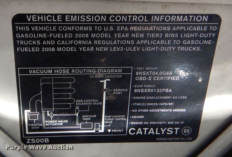 image for item DO1588 2008 Nissan Pathfinder  SUV