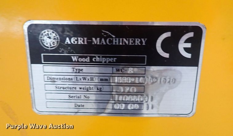 image for item DQ2872 Agri-Machinery WC-8  wood chipper
