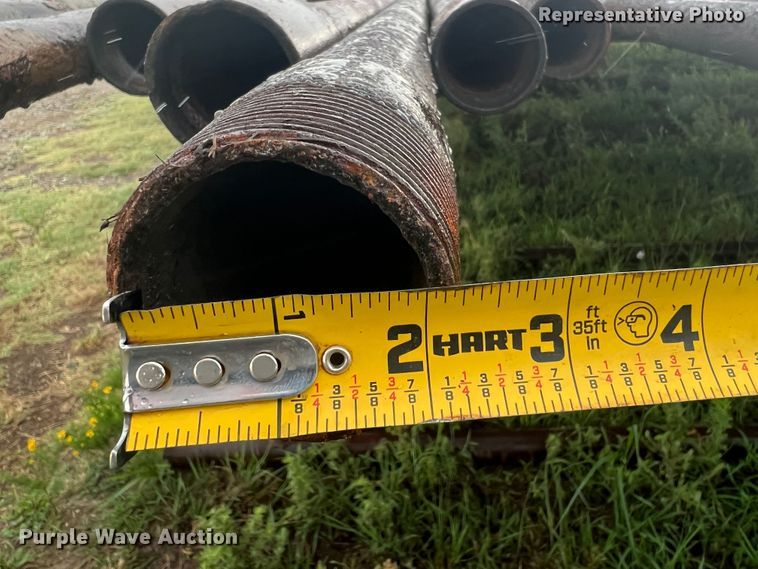 image for item IA9076 Approximately 38 oilfield pipes