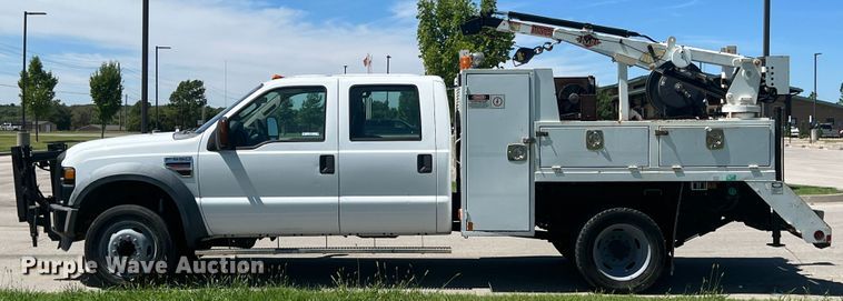 image for item IA9101 2009 Ford F550 Super Duty  Crew Cab utility / service truck