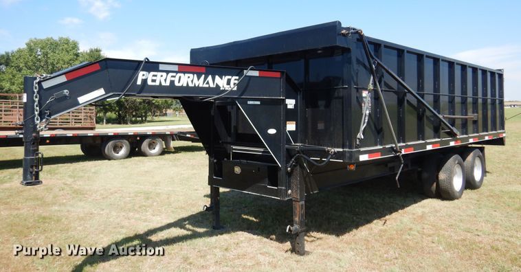 image for item KI9221 2014 Parker  dump trailer