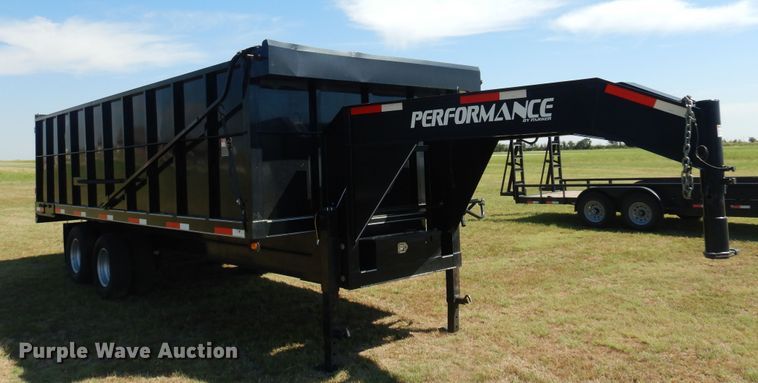 image for item KI9221 2014 Parker  dump trailer