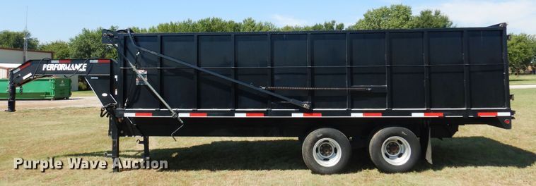 image for item KI9221 2014 Parker  dump trailer