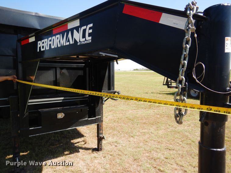 image for item KI9221 2014 Parker  dump trailer