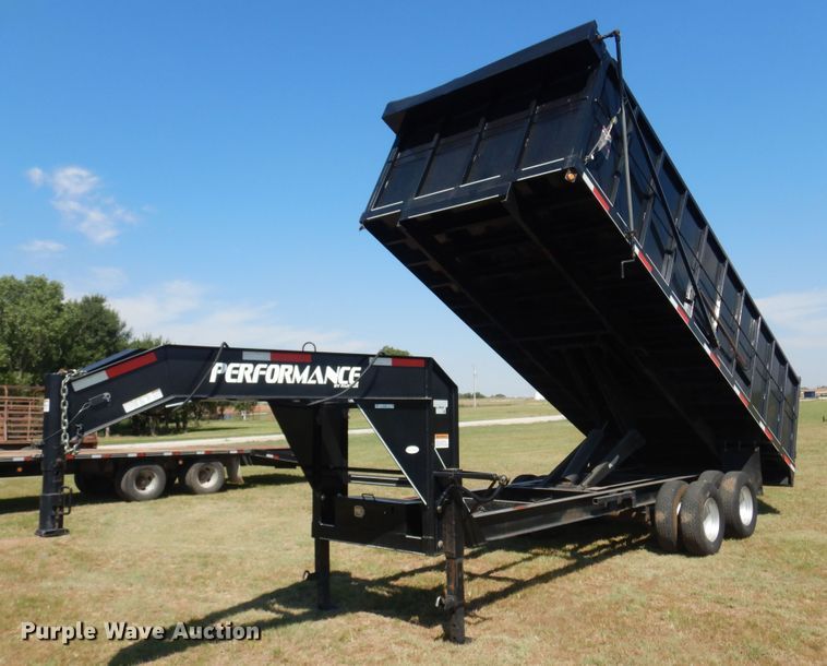 image for item KI9221 2014 Parker  dump trailer