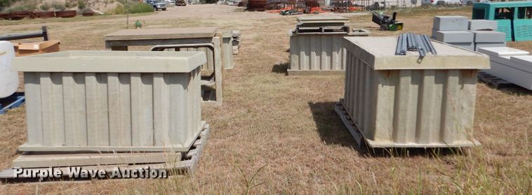 image for item LB9924 (7) fiberglass vaults