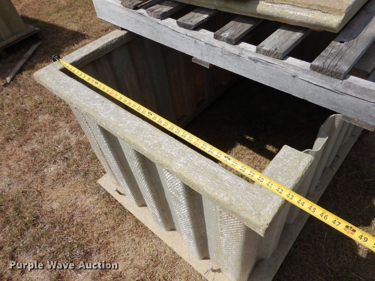 image for item LB9924 (7) fiberglass vaults