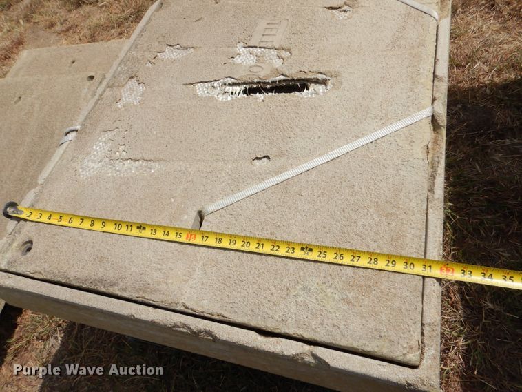 image for item LB9924 (7) fiberglass vaults