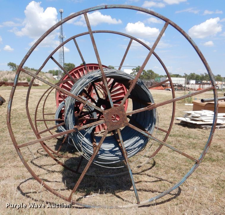 image for item LB9927 Approximately 12 rolls of steel strand cables