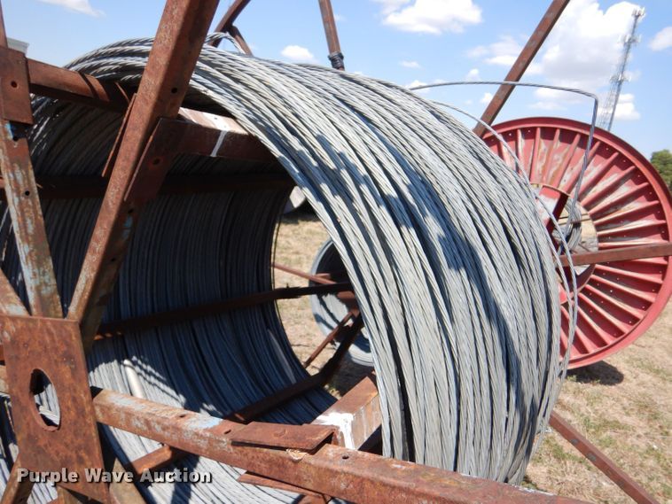 image for item LB9927 Approximately 12 rolls of steel strand cables
