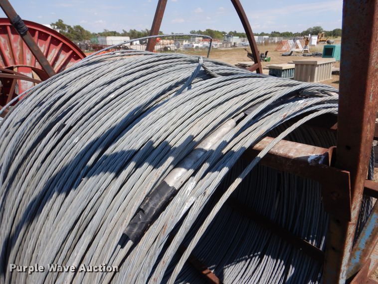 image for item LB9927 Approximately 12 rolls of steel strand cables
