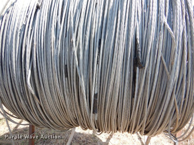 image for item LB9927 Approximately 12 rolls of steel strand cables