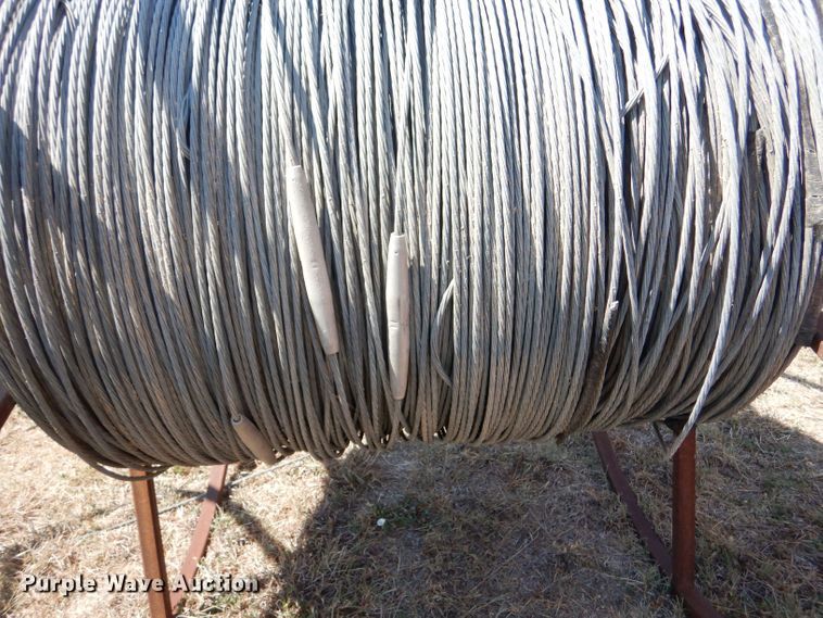 image for item LB9927 Approximately 12 rolls of steel strand cables