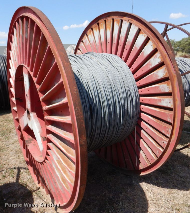 image for item LB9927 Approximately 12 rolls of steel strand cables