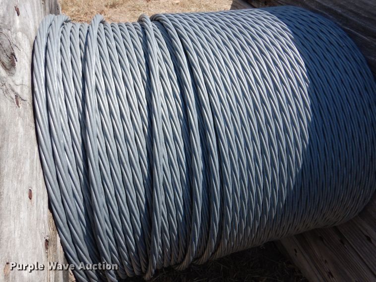 image for item LB9927 Approximately 12 rolls of steel strand cables