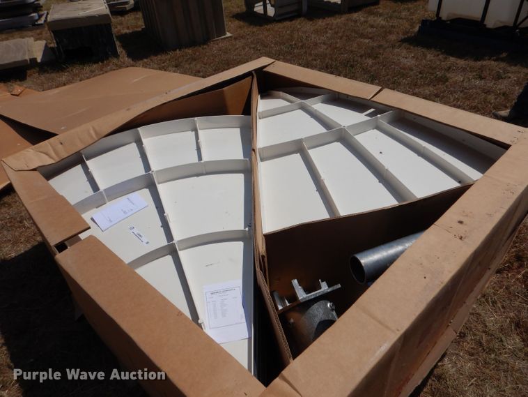 image for item LB9951 General Dynamics 3.7M AZ/El  satellite dish