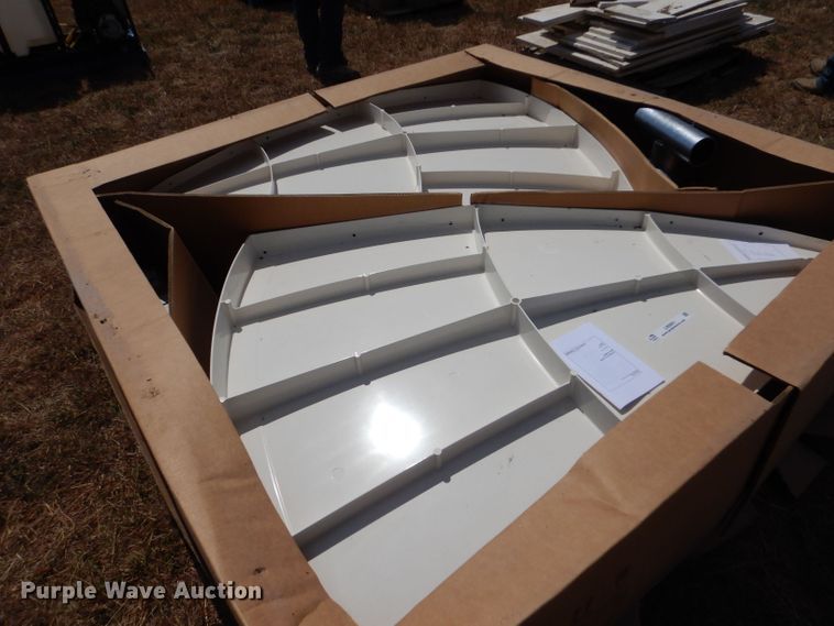 image for item LB9951 General Dynamics 3.7M AZ/El  satellite dish