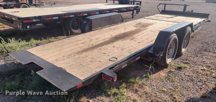 image for item LK9220 2018 Big Tex  tilt deck equipment trailer