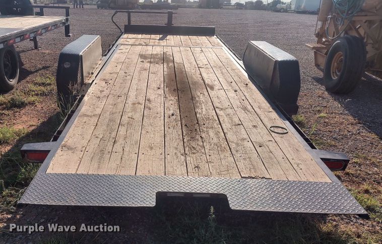 image for item LK9220 2018 Big Tex  tilt deck equipment trailer