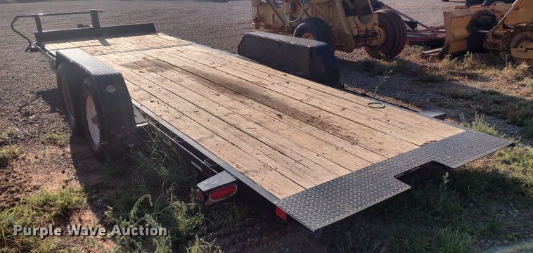 image for item LK9220 2018 Big Tex  tilt deck equipment trailer