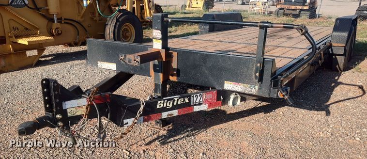 image for item LK9220 2018 Big Tex  tilt deck equipment trailer