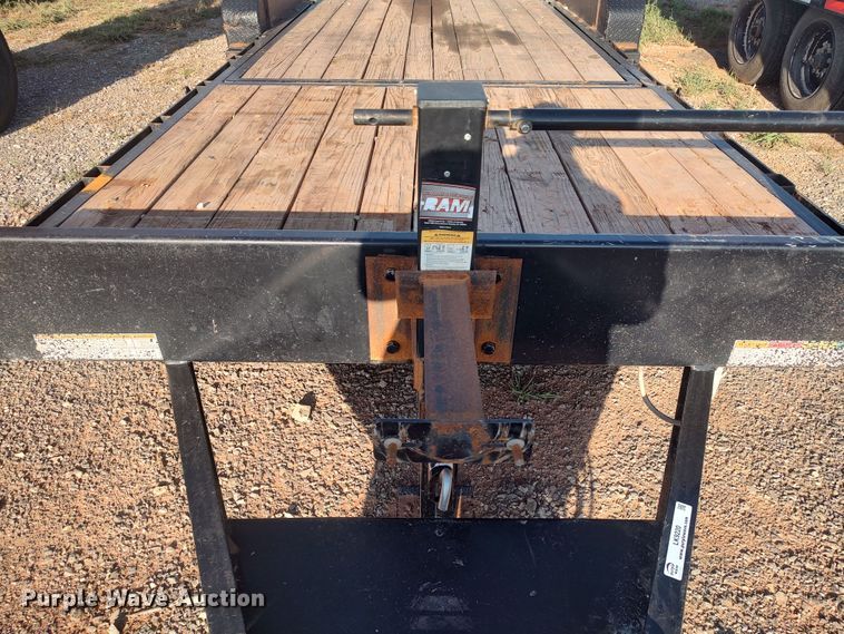 image for item LK9220 2018 Big Tex  tilt deck equipment trailer