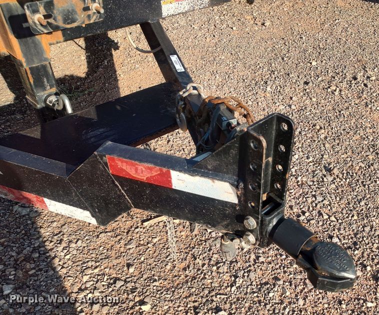 image for item LK9220 2018 Big Tex  tilt deck equipment trailer
