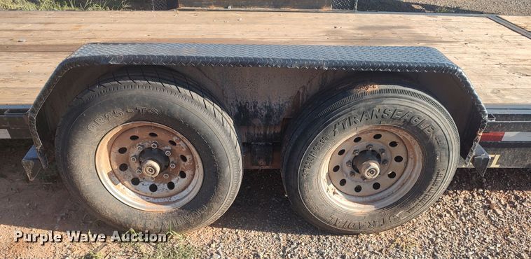 image for item LK9220 2018 Big Tex  tilt deck equipment trailer