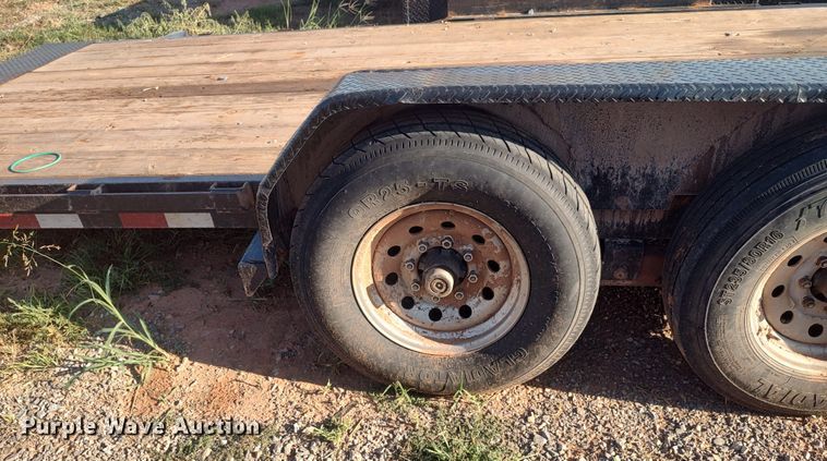 image for item LK9220 2018 Big Tex  tilt deck equipment trailer