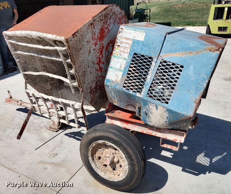 image for item LK9822 Stone  mortar mixer