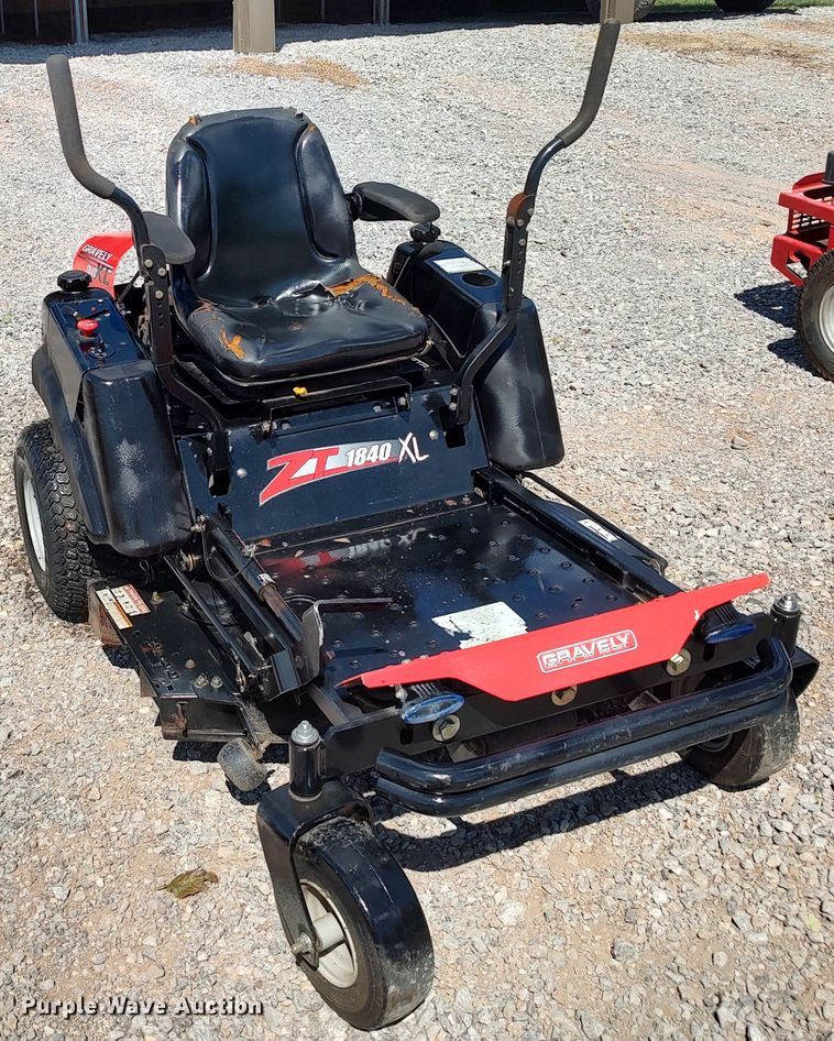 image for item LK9825 Gravely ZT1840 XL  ZTR lawn mower