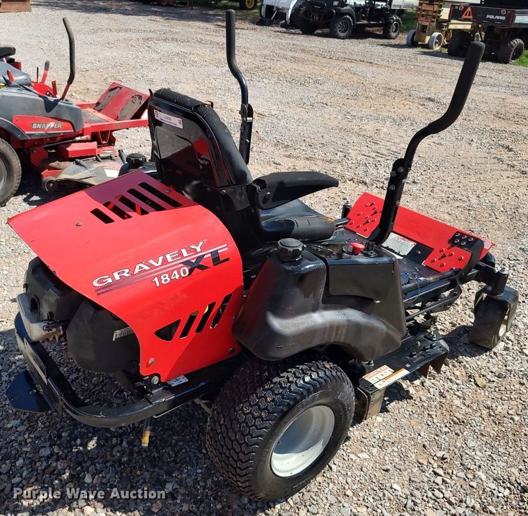 image for item LK9825 Gravely ZT1840 XL  ZTR lawn mower